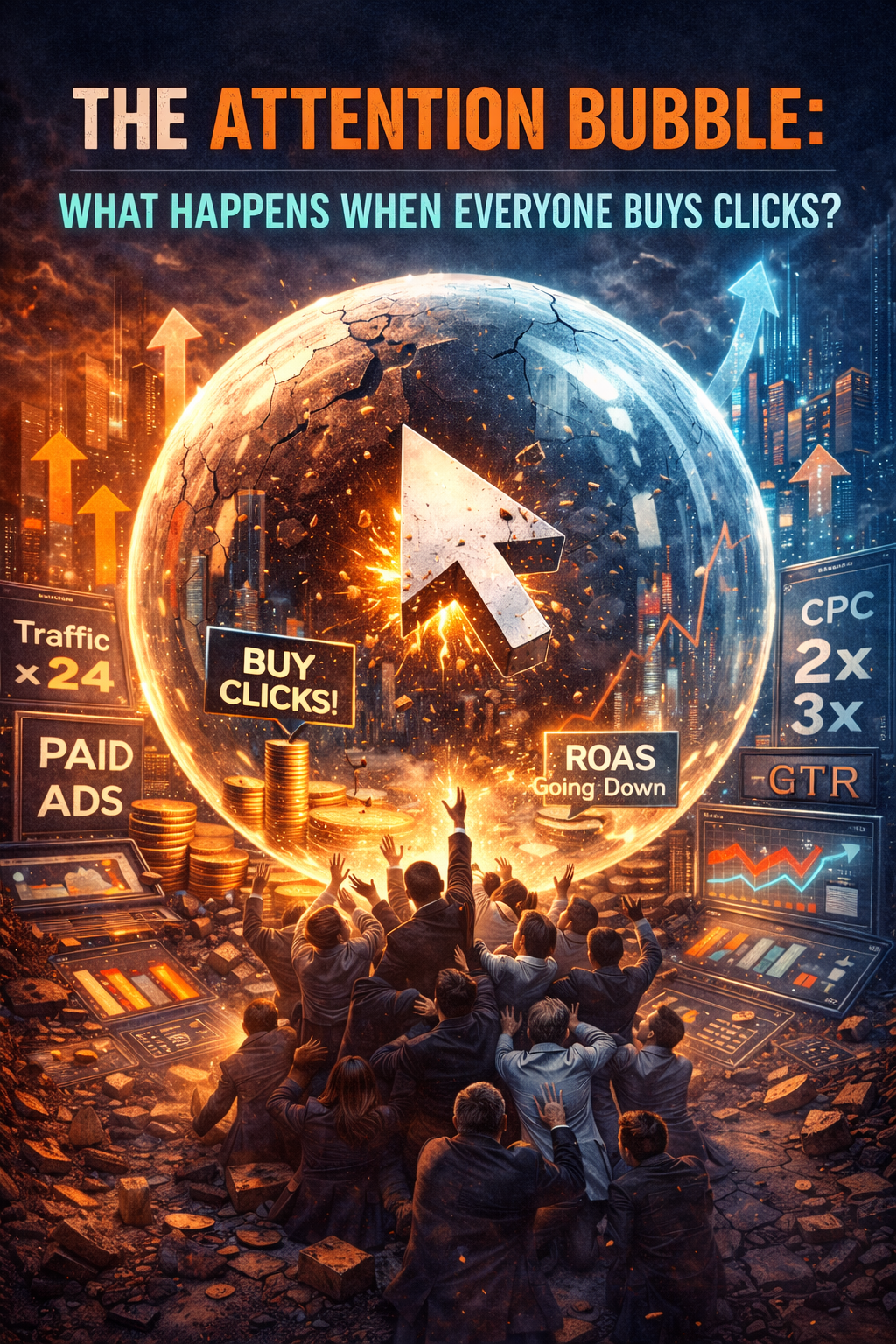 The Attention Bubble: What Happens When Everyone Buys Clicks?